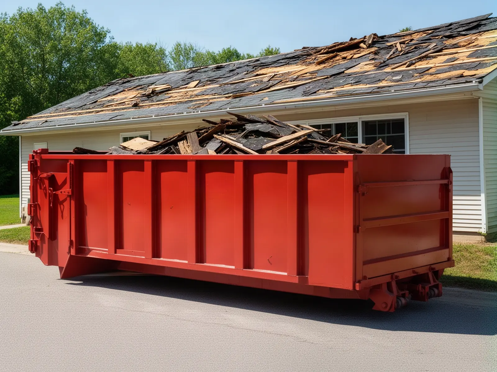Roll-off dumpster from Gentry's Palm Coast Dumpsters in Palm Coast, FL